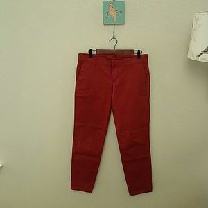 Rust Colored Cotton Trousers